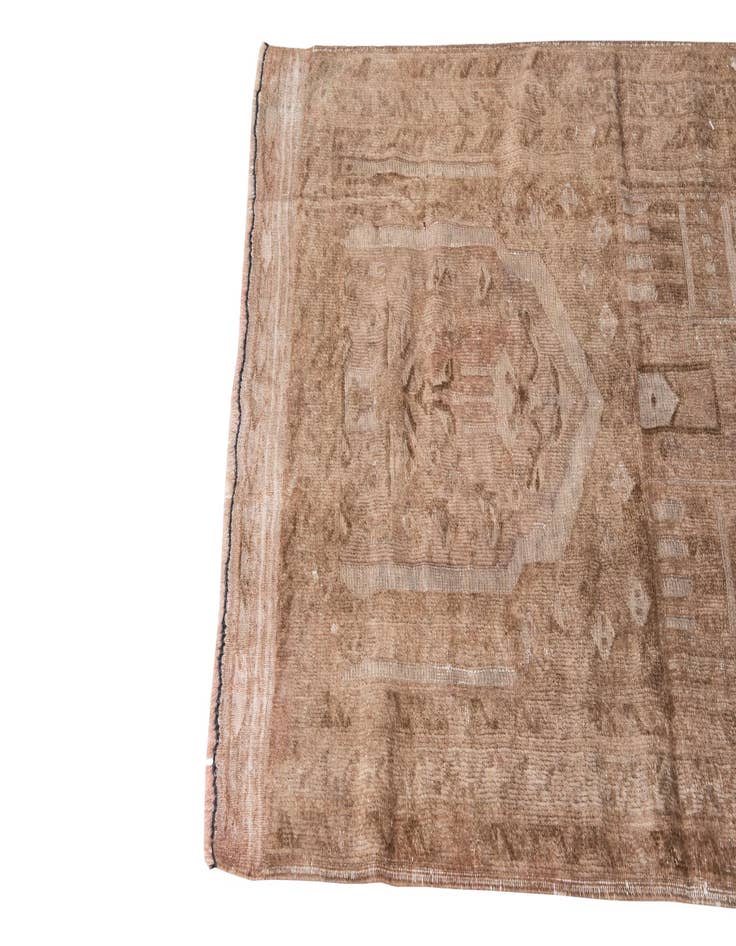 Detail image of 3' 1 x 4' 3  Hand Knotted Ultra Vintage Persian Wool Rug