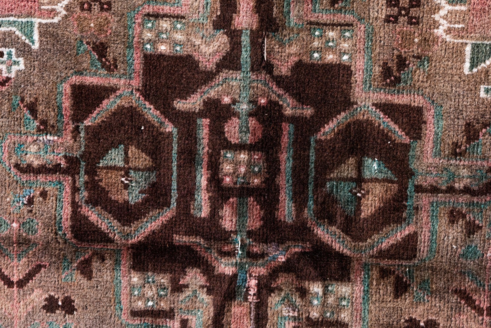 3' 10 x 6' 2 Hand Knotted Ultra Vintage Persian Wool Rug