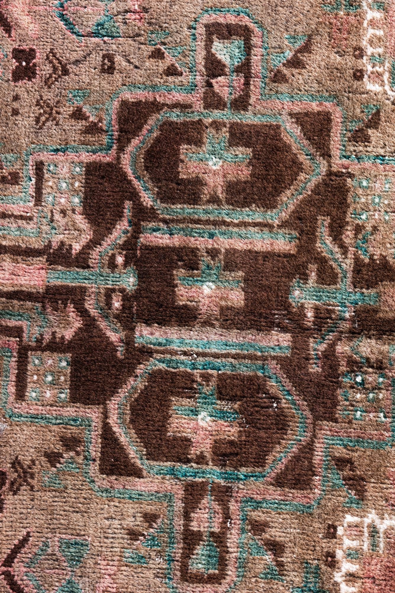 3' 10 x 6' 2 Hand Knotted Ultra Vintage Persian Wool Rug