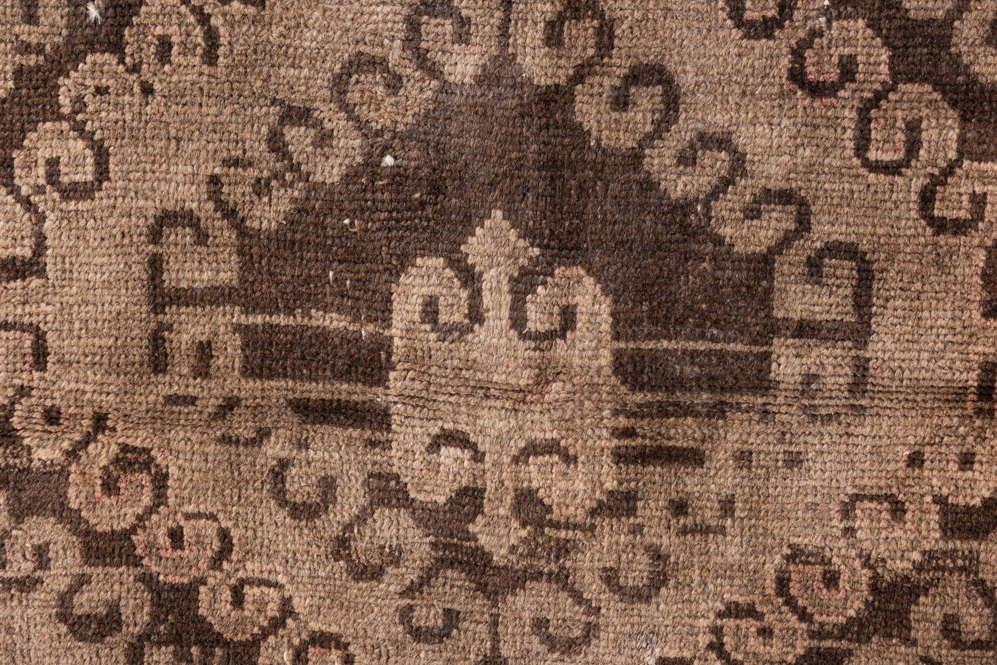 3' 7 x 6' 2 Hand Knotted Ultra Vintage Persian Wool Rug