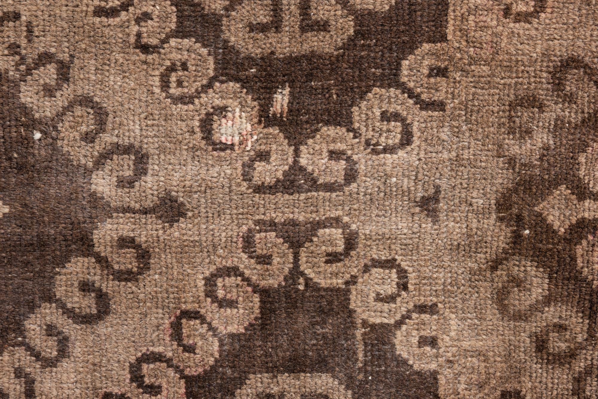 3' 7 x 6' 2 Hand Knotted Ultra Vintage Persian Wool Rug