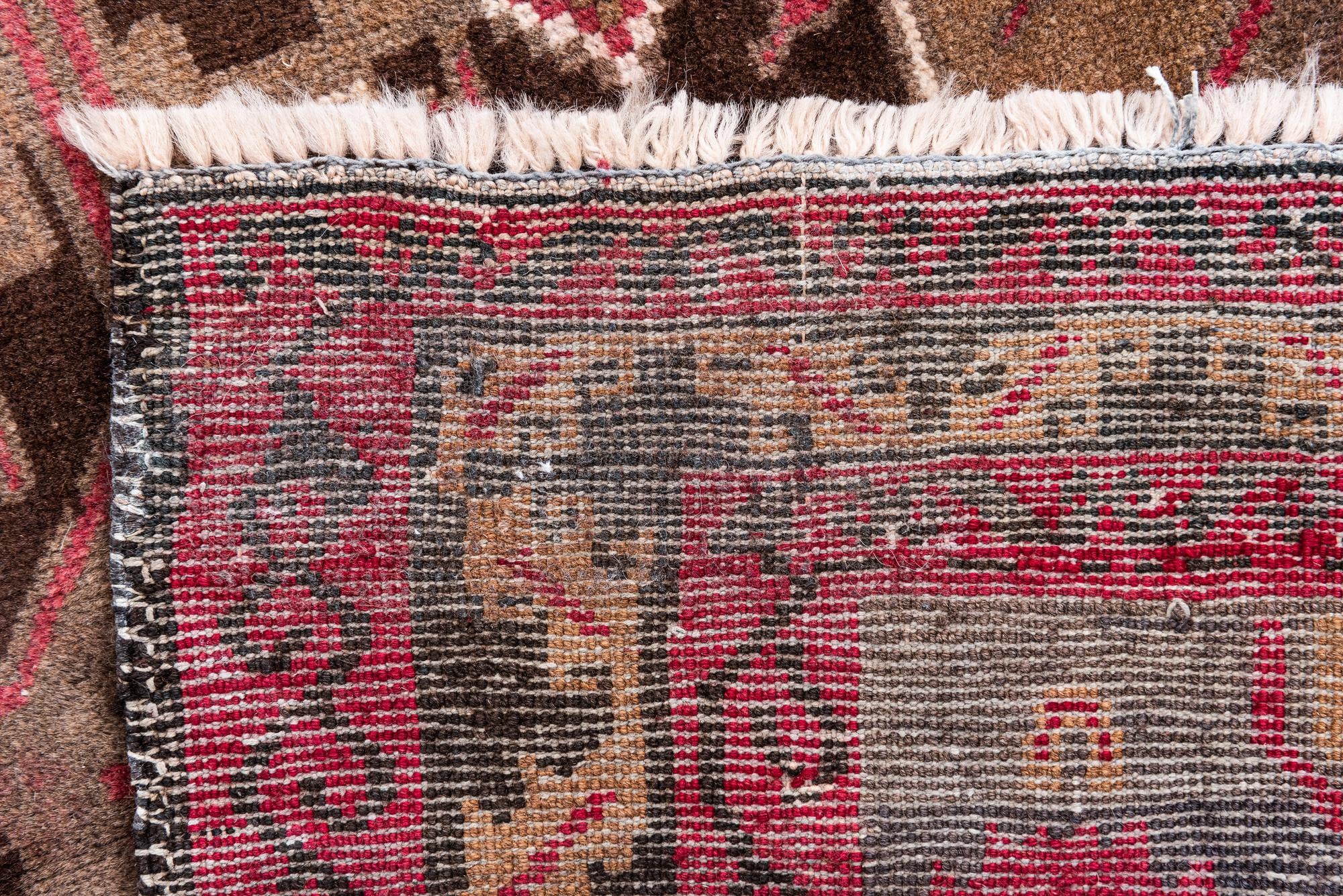 3' 7 x 6' 3 Hand Knotted Ultra Vintage Persian Wool Rug