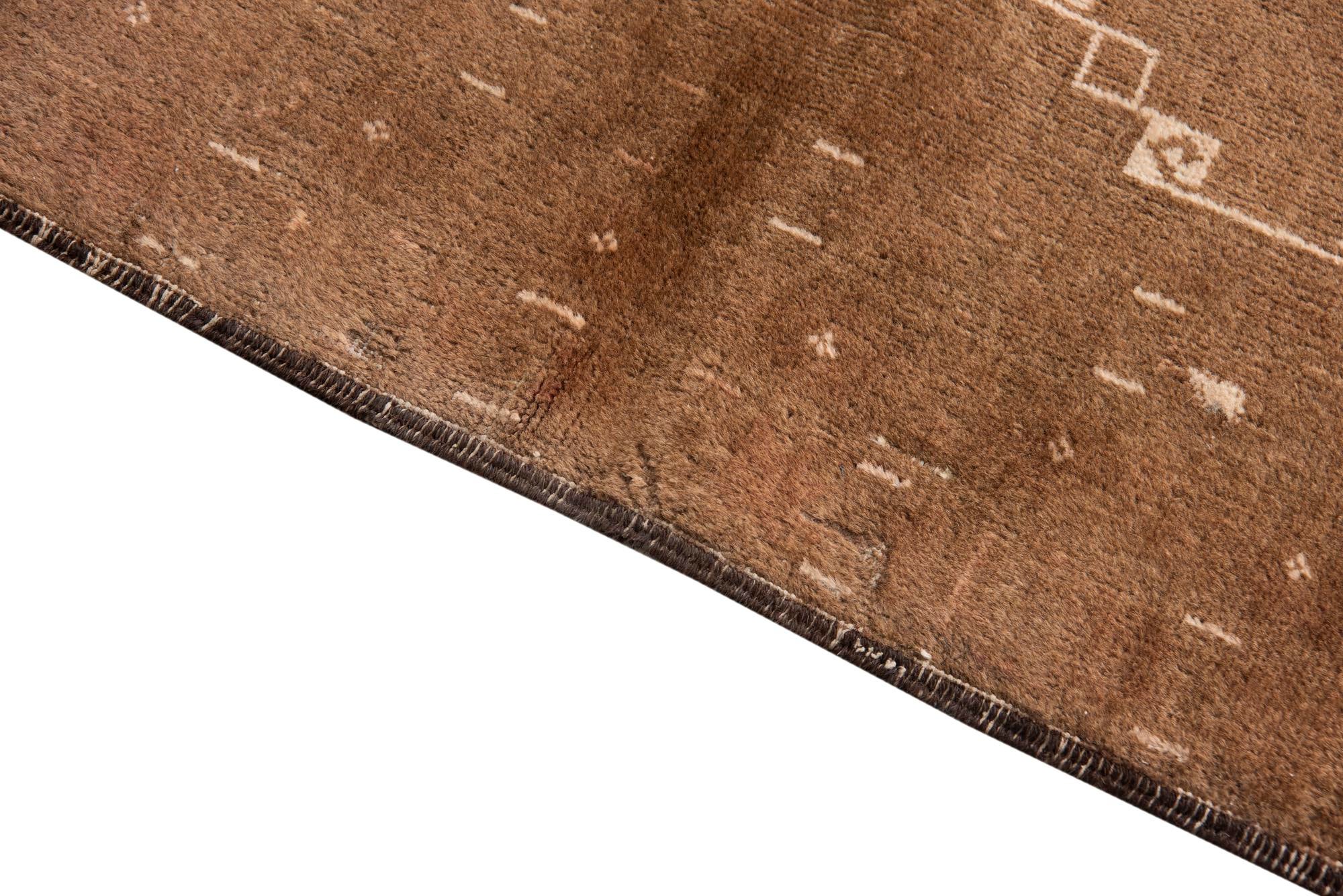 3' 8 x 5' 8 Hand Knotted Ultra Vintage Persian Wool Rug