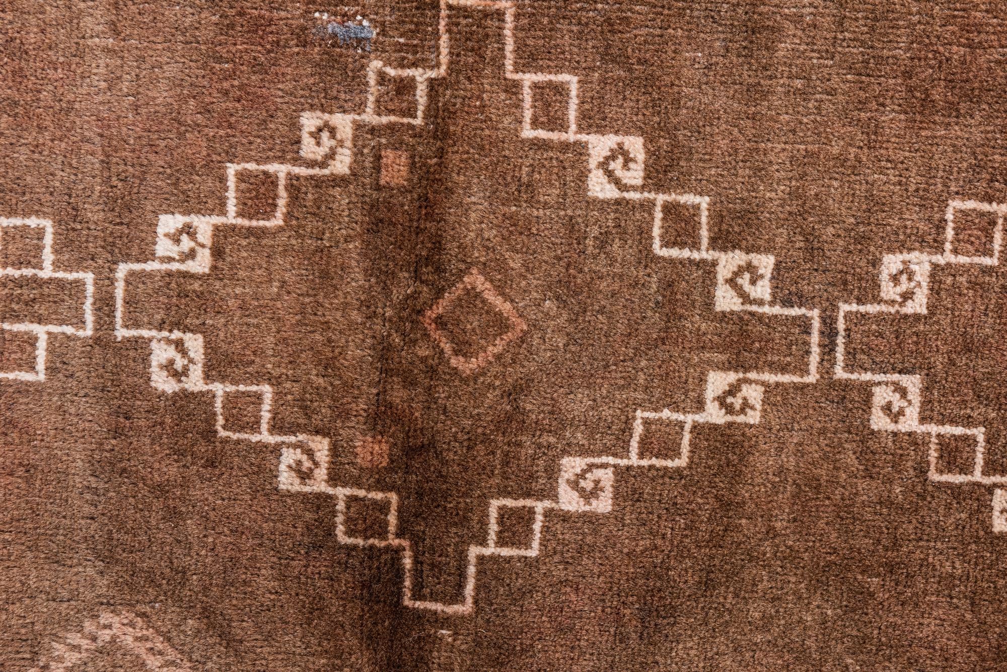 3' 8 x 5' 8 Hand Knotted Ultra Vintage Persian Wool Rug