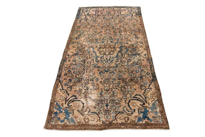 3' 6 x 6' 8 Hand Knotted Ultra Vintage Persian Wool Rug