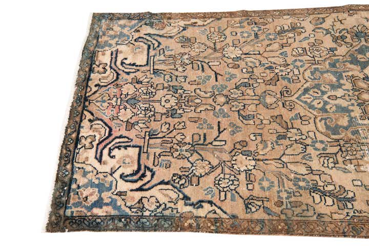 3' 6 x 6' 8 Hand Knotted Ultra Vintage Persian Wool Rug