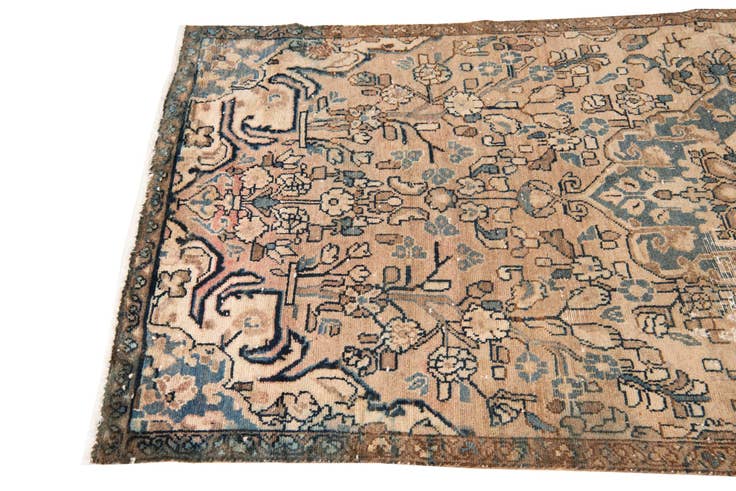 Detail image of 3' 6 x 6' 8 Hand Knotted Ultra Vintage Persian Wool Rug