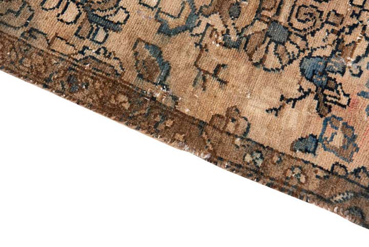 3' 6 x 6' 8 Hand Knotted Ultra Vintage Persian Wool Rug