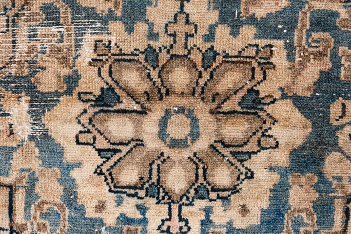 3' 6 x 6' 8 Hand Knotted Ultra Vintage Persian Wool Rug