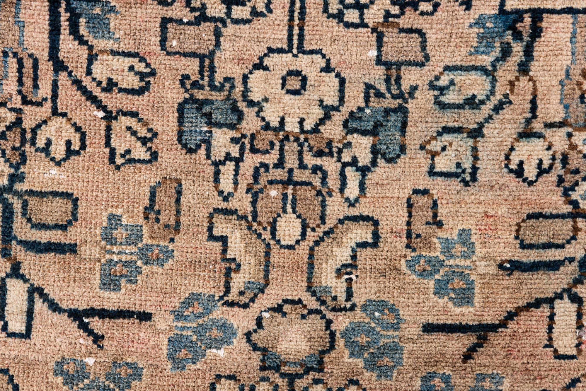 3' 6 x 6' 8 Hand Knotted Ultra Vintage Persian Wool Rug