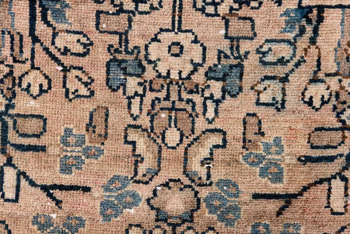 3' 6 x 6' 8 Hand Knotted Ultra Vintage Persian Wool Rug
