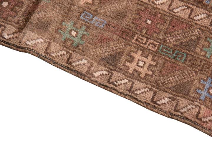 110cm x 195cm Handgeknüpft Ultra Vintage Persisch Wolle Teppich