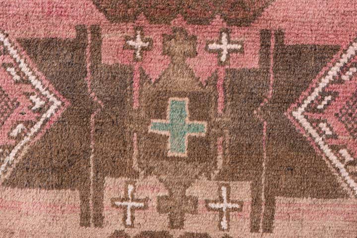 110cm x 195cm Handgeknüpft Ultra Vintage Persisch Wolle Teppich