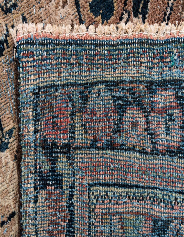 Detail image of 4' 2 x 5' 5  Hand Knotted Ultra Vintage Persian Wool Rug
