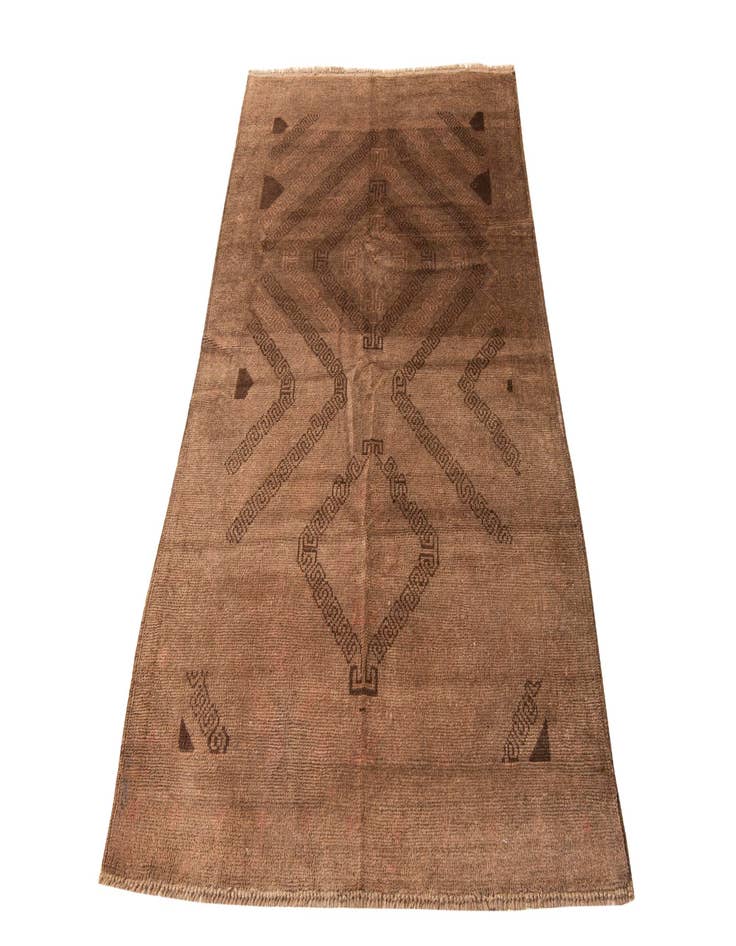 Detail image of 3' 9 x 6' 2  Hand Knotted Ultra Vintage Persian Wool Rug