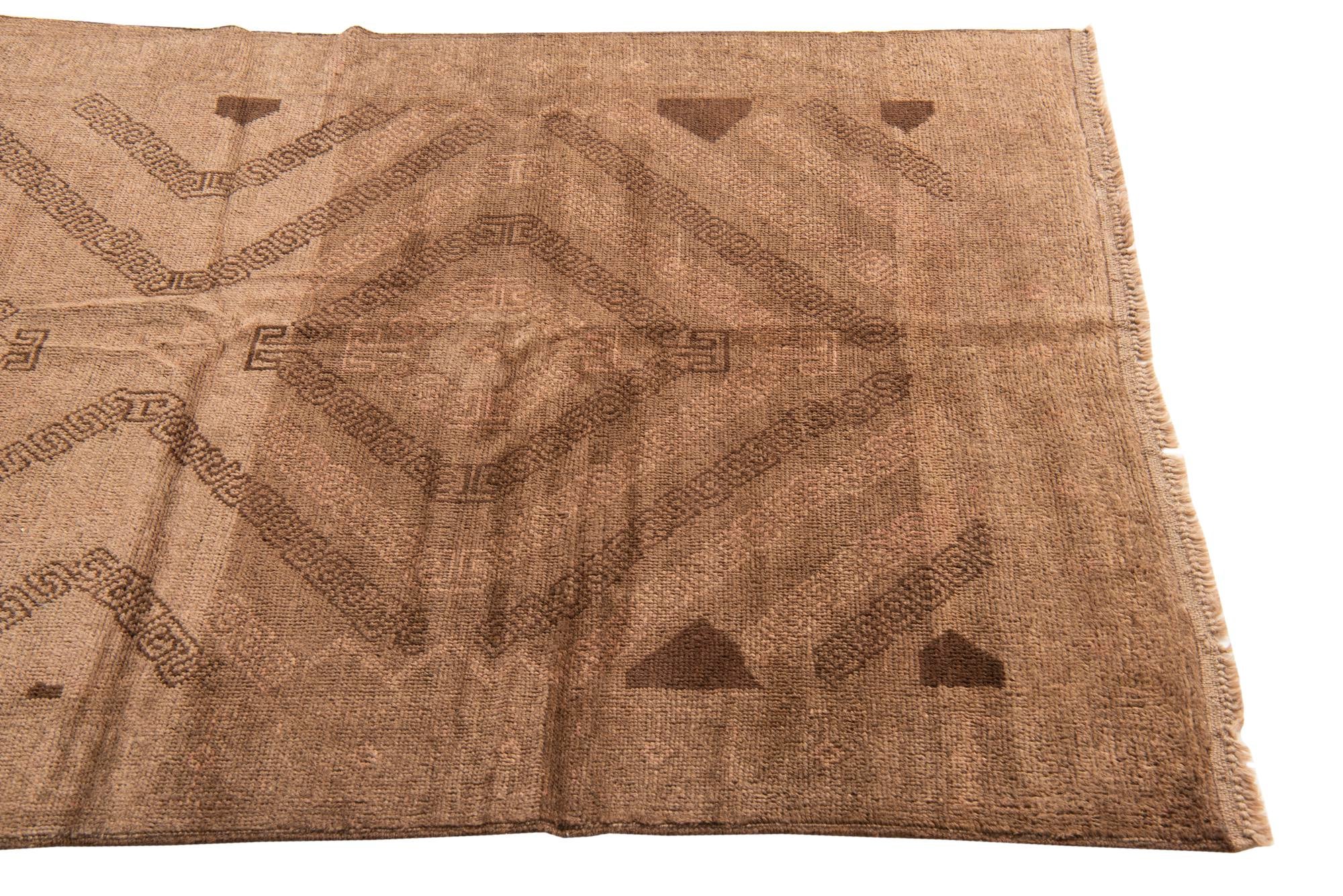 3' 9 x 6' 2 Hand Knotted Ultra Vintage Persian Wool Rug
