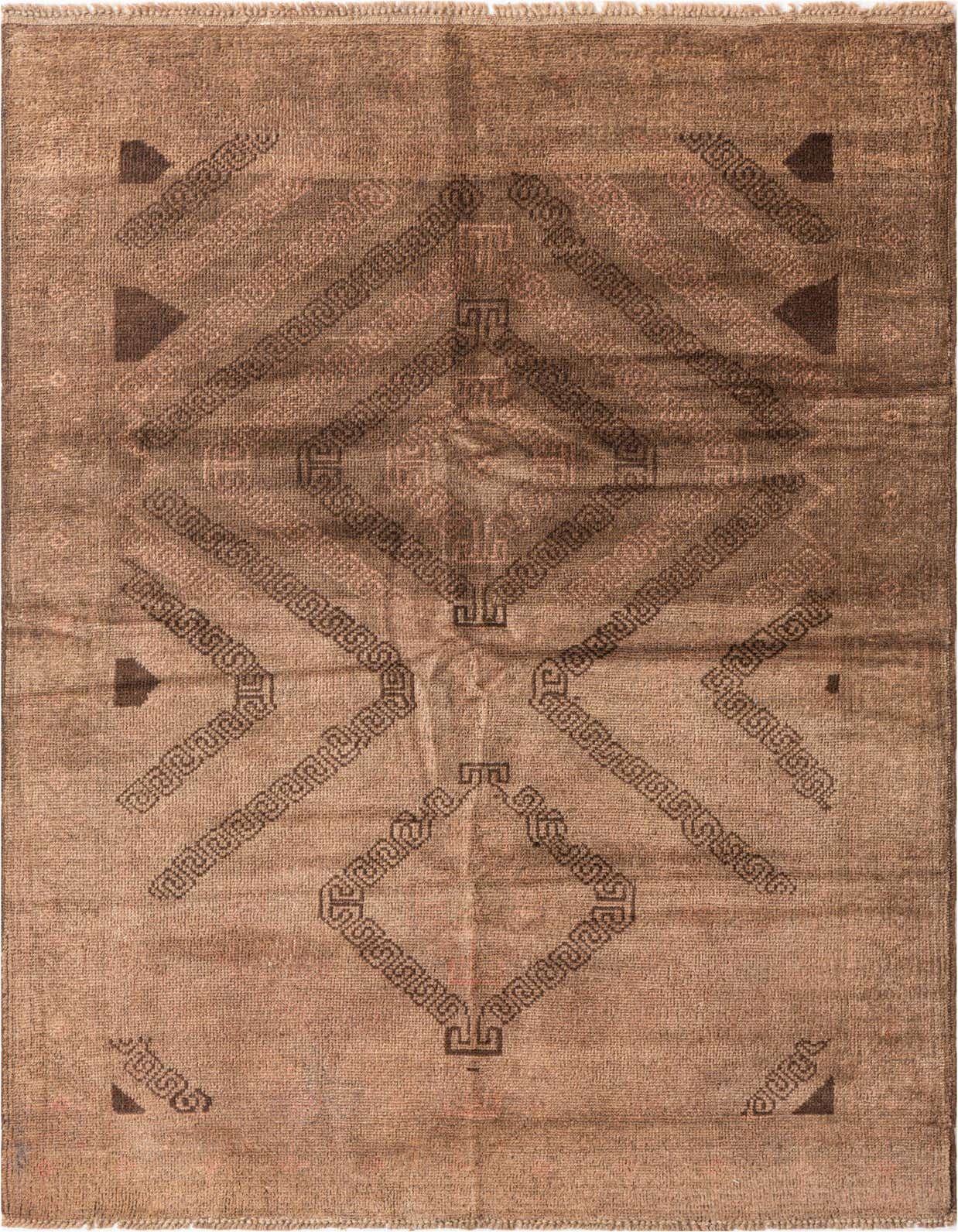 Primary image 3' 9 x 6' 2  Hand Knotted Ultra Vintage Persian Wool Rug