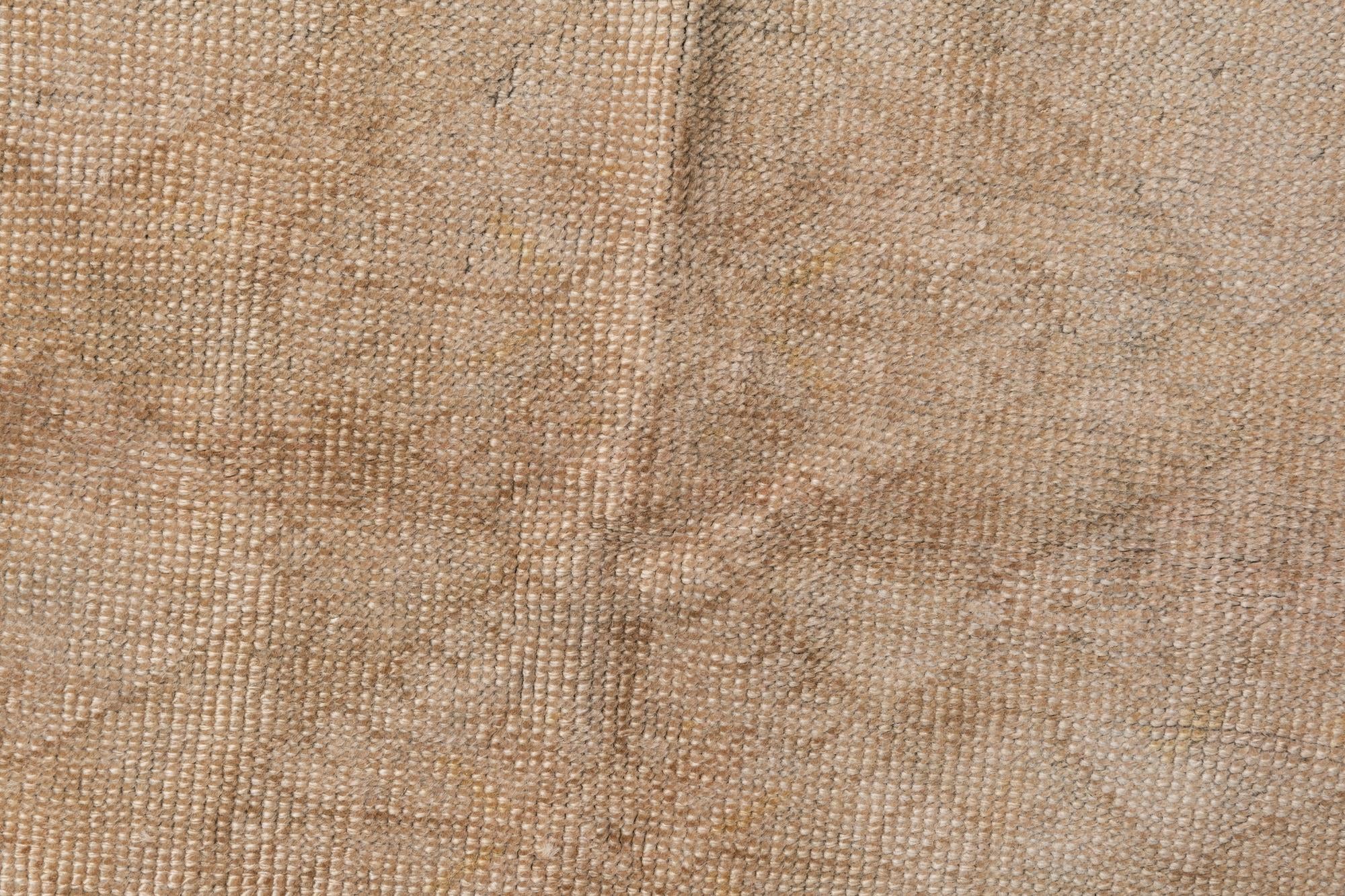 4' 3 x 6' 2 Hand Knotted Ultra Vintage Persian Wool Rug
