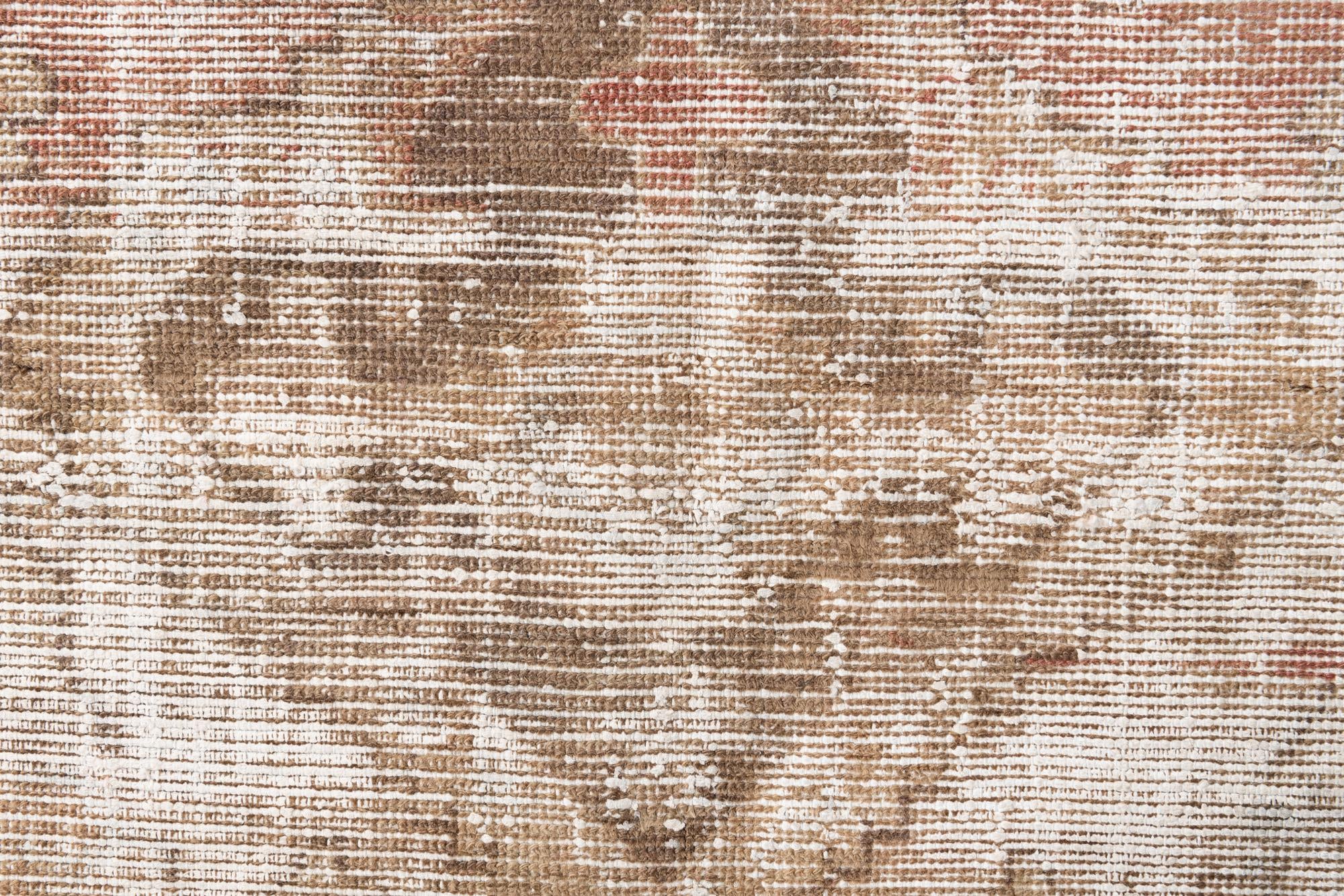 4' x 6' 6 Hand Knotted Ultra Vintage Persian Wool Rug