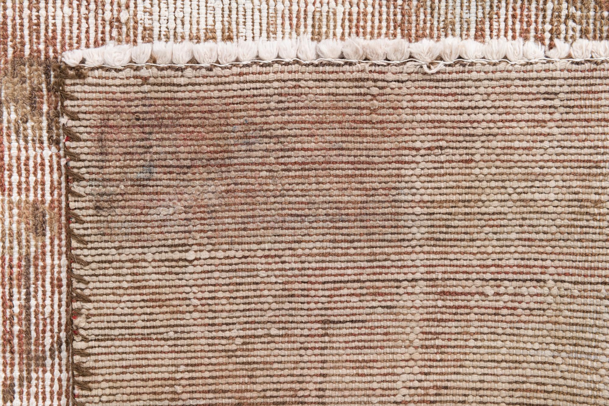 4' x 6' 6 Hand Knotted Ultra Vintage Persian Wool Rug