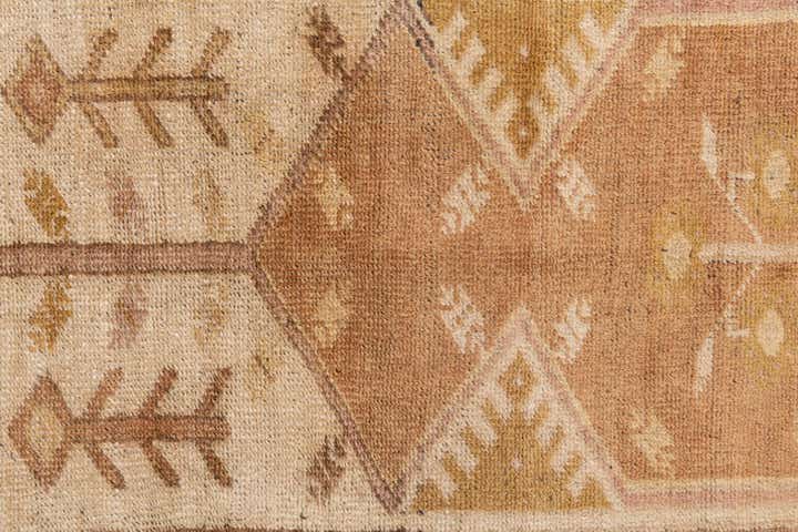 4' 1 x 7' 3 Hand Knotted Ultra Vintage Persian Wool Rug