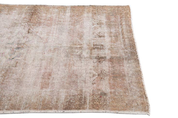 Detail image of 4' 1 x 6' 4 Hand Knotted Ultra Vintage Persian Wool Rug