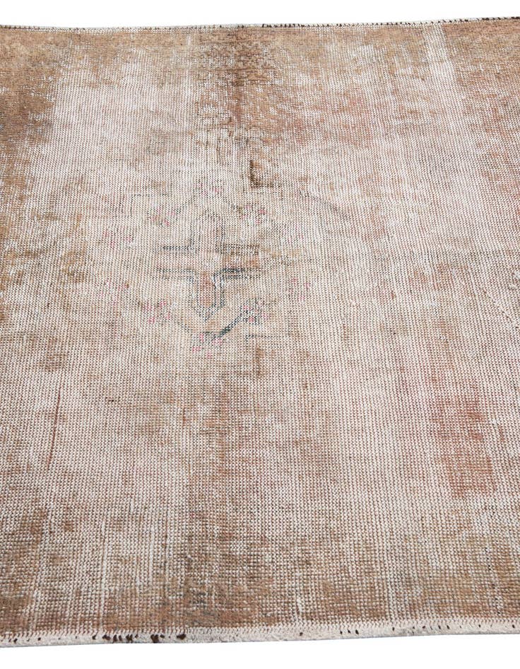 Detail image of 4' 1 x 6' 4  Hand Knotted Ultra Vintage Persian Wool Rug