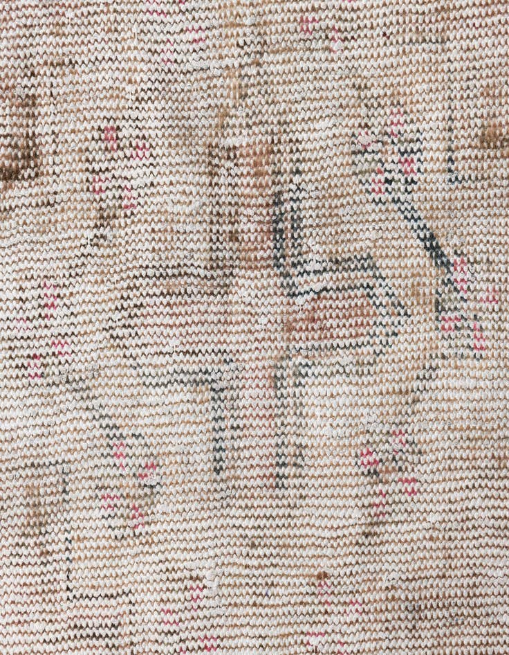 Detail image of 4' 1 x 6' 4  Hand Knotted Ultra Vintage Persian Wool Rug