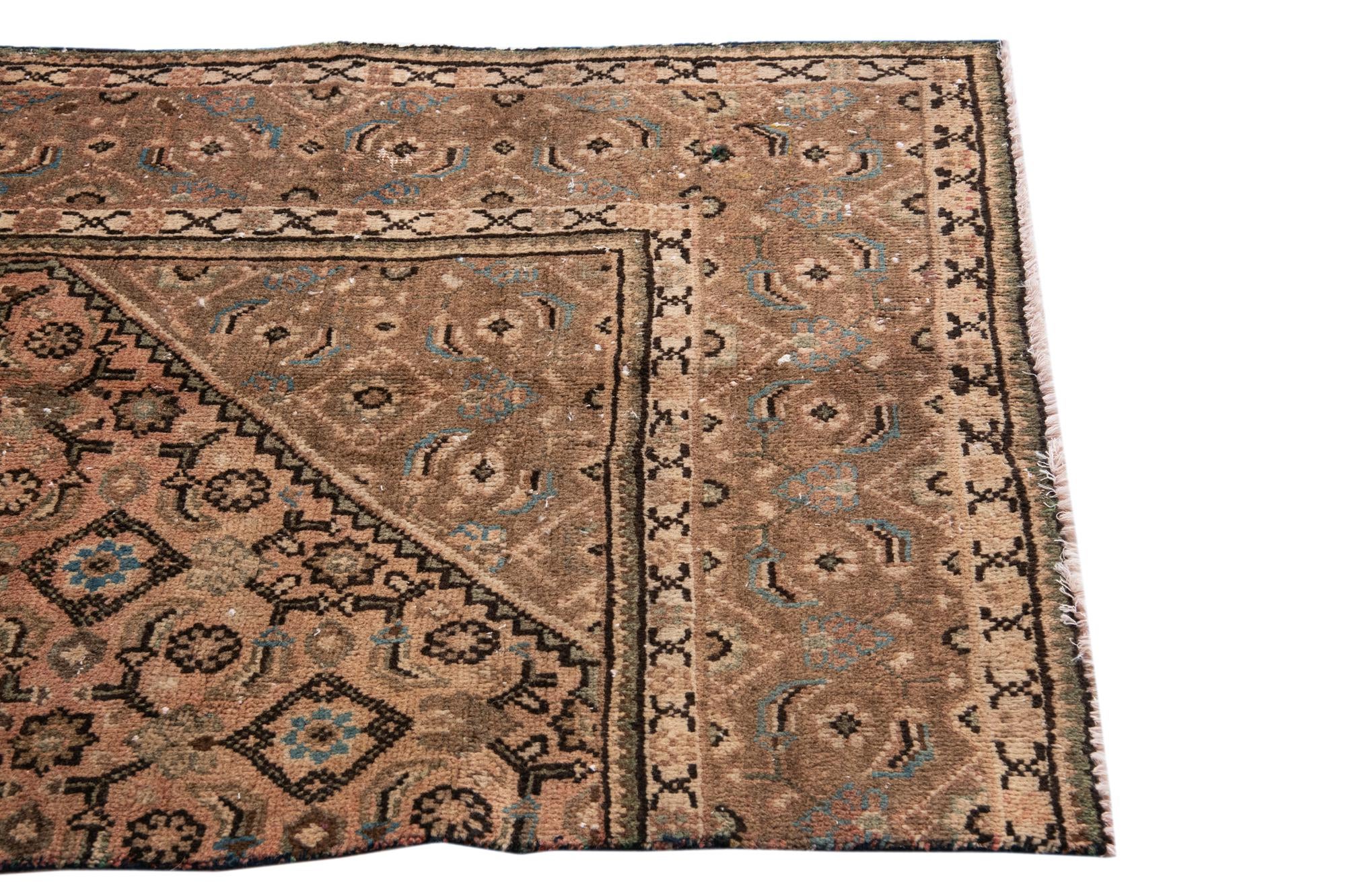 3' 3 x 4' 8 Hand Knotted Ultra Vintage Persian Wool Rug