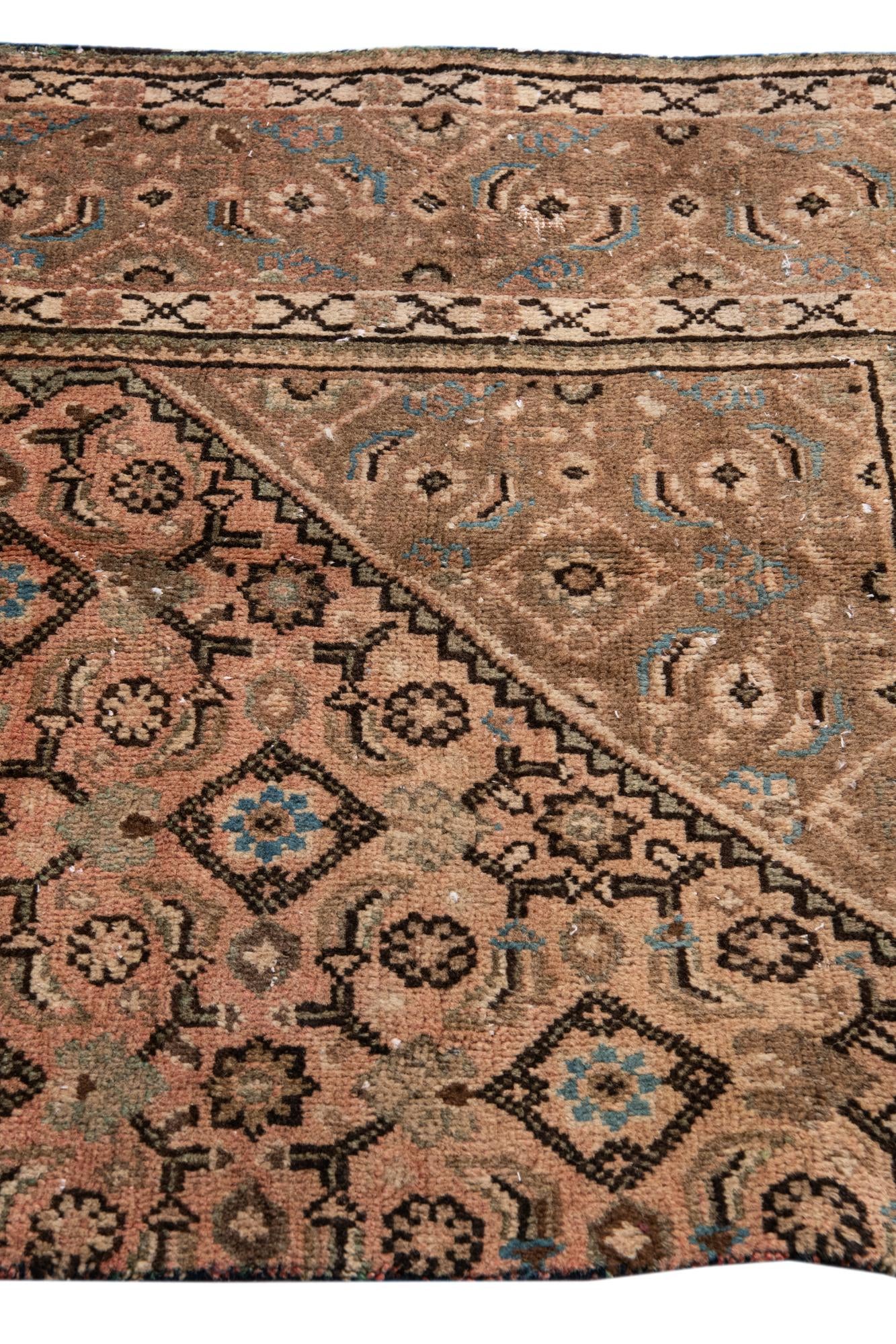 3' 3 x 4' 8 Hand Knotted Ultra Vintage Persian Wool Rug