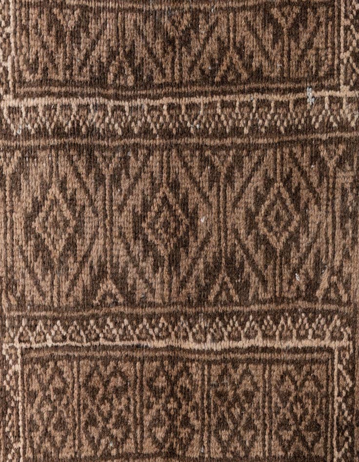 Detail image of 3' 5 x 6' 2  Hand Knotted Ultra Vintage Persian Wool Rug