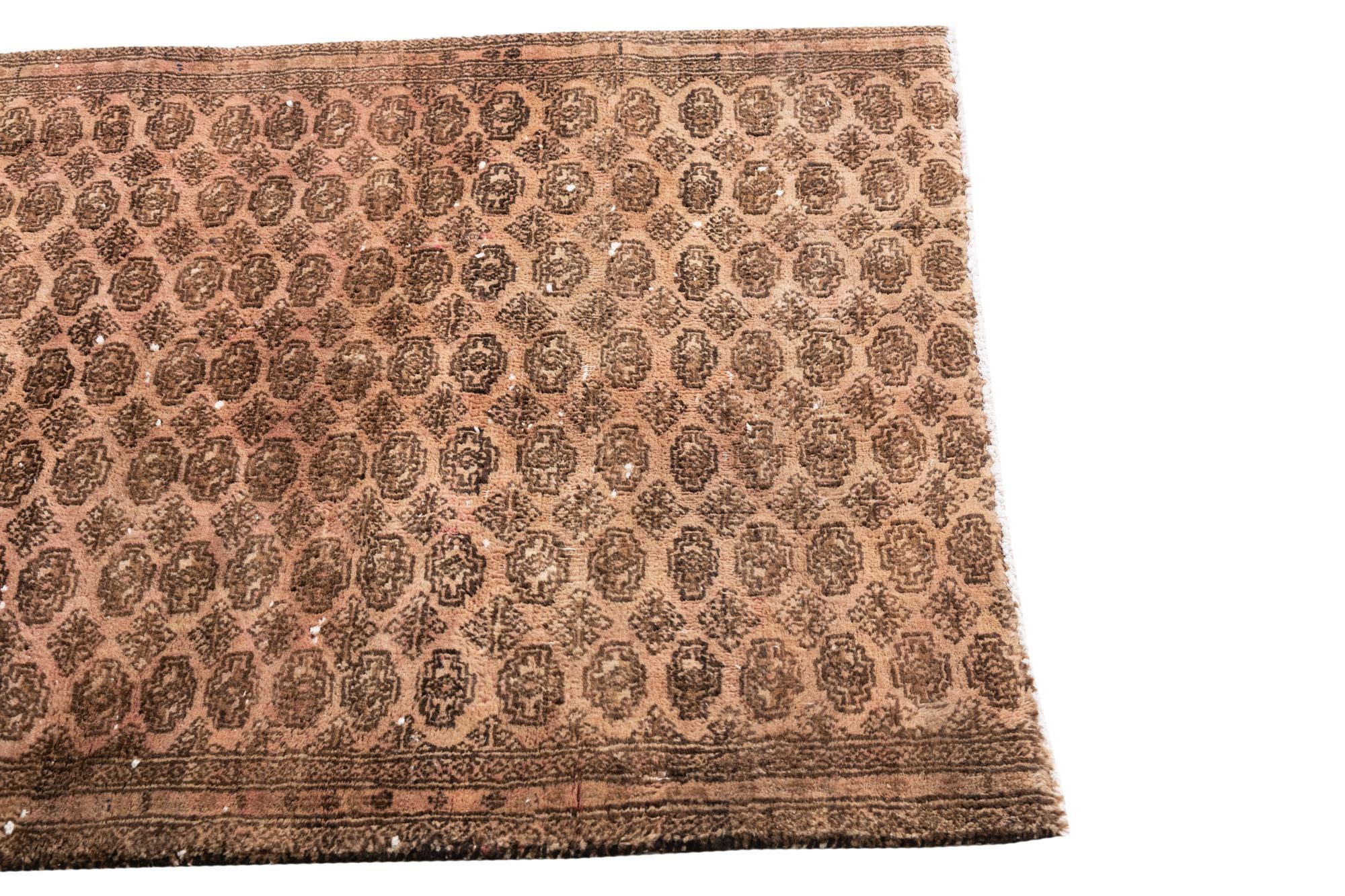 3' 2 x 4' 5 Hand Knotted Ultra Vintage Persian Wool Rug