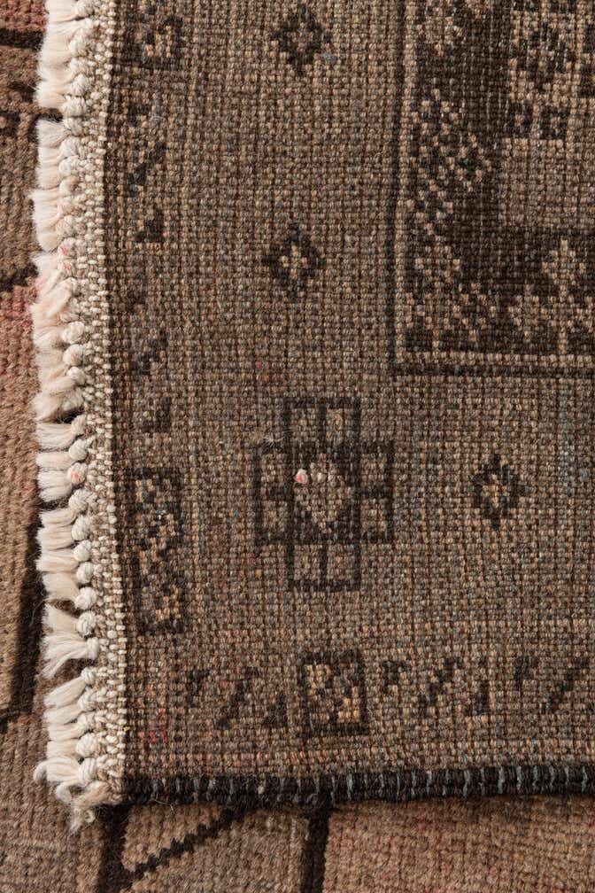 3' 7 x 6' 8 Hand Knotted Ultra Vintage Persian Wool Rug
