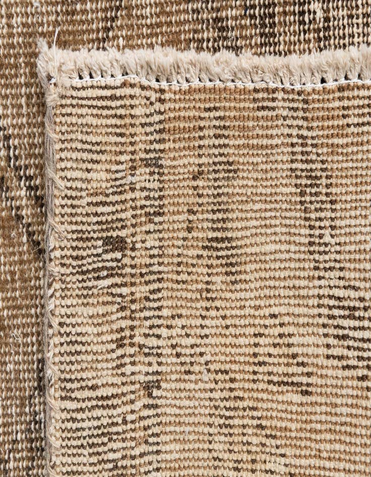 Detail image of 3' 4 x 4' 2 Hand Knotted Ultra Vintage Persian Wool Rug