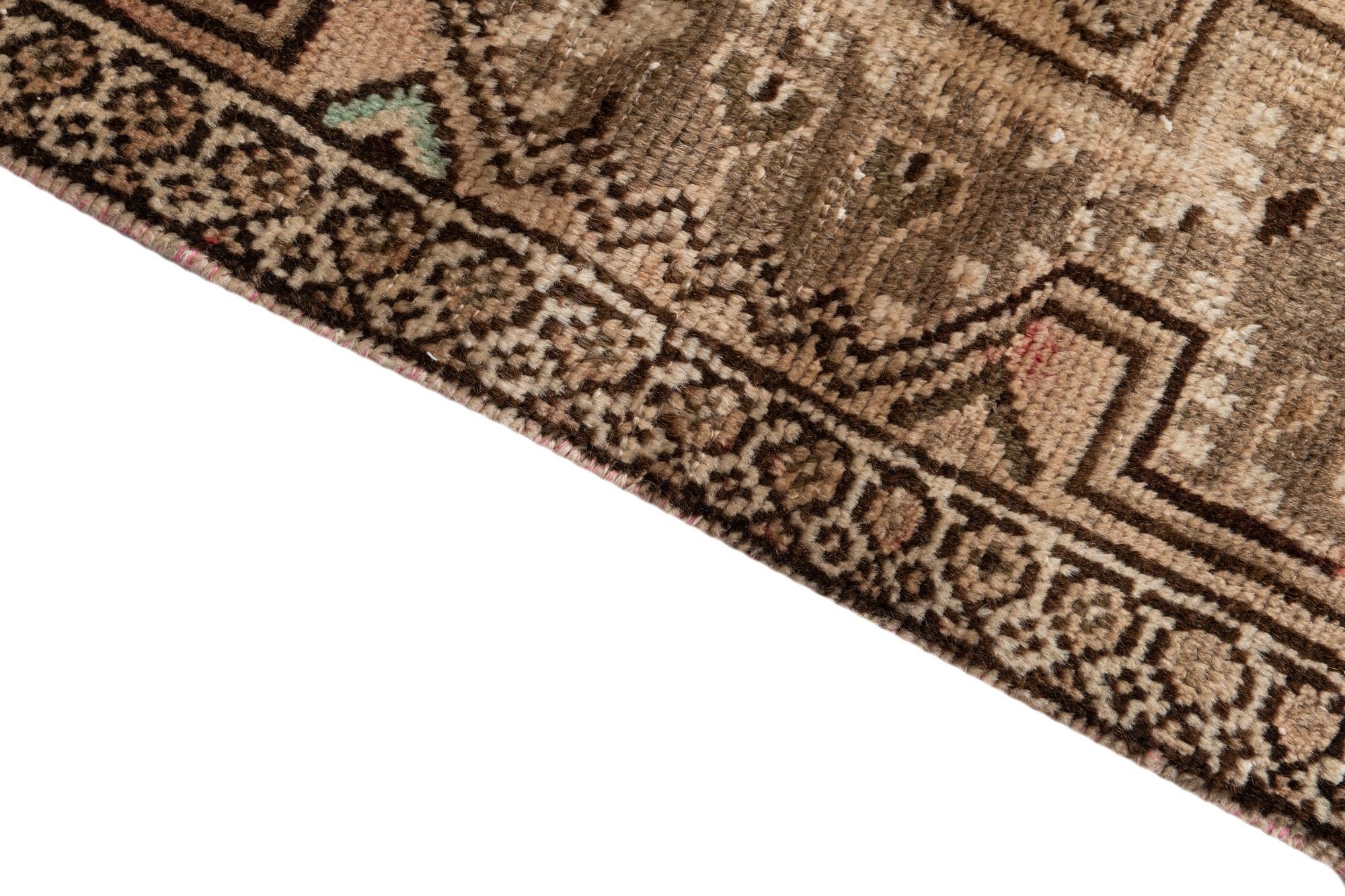 3' 7 x 6' 10 Hand Knotted Ultra Vintage Persian Wool Rug