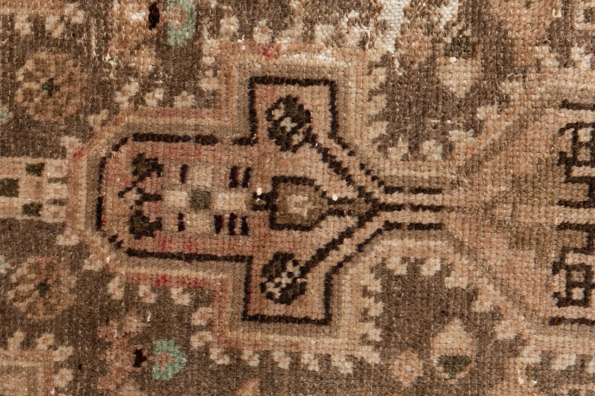 3' 7 x 6' 10 Hand Knotted Ultra Vintage Persian Wool Rug