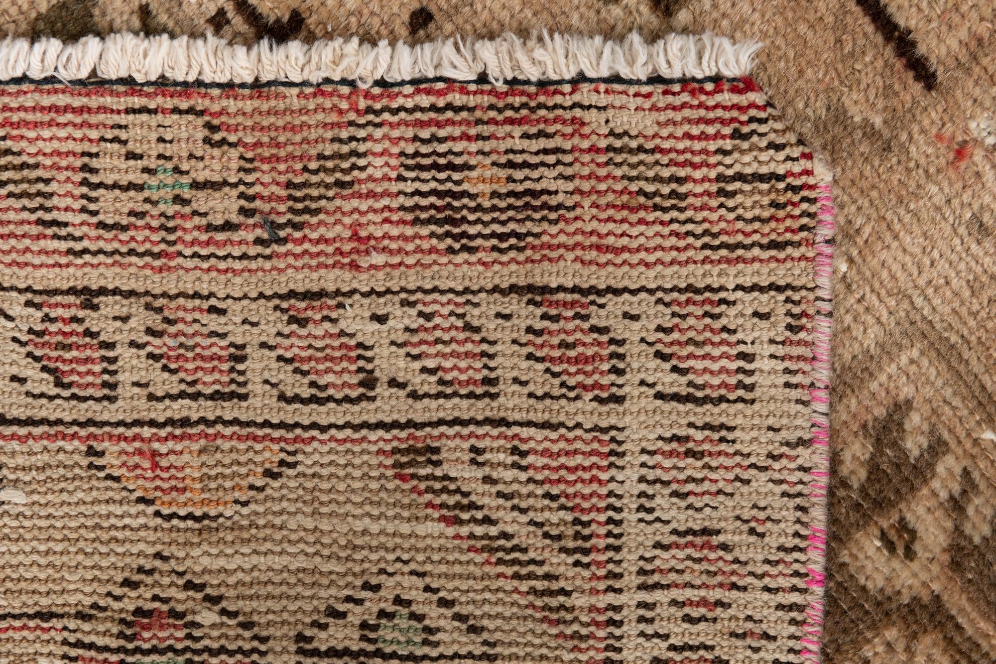 3' 7 x 6' 10 Hand Knotted Ultra Vintage Persian Wool Rug
