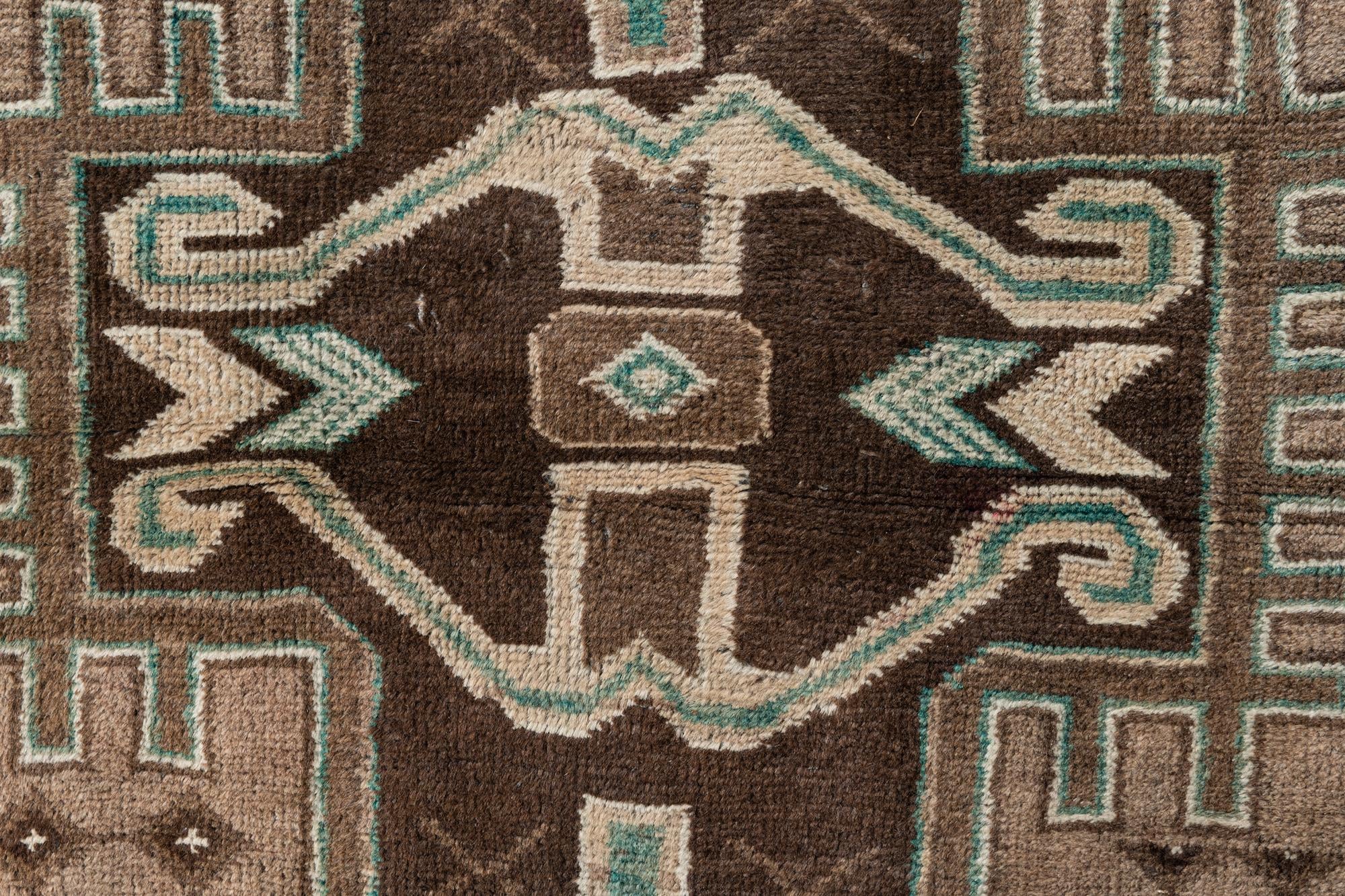 3' 5 x 6' 5 Hand Knotted Ultra Vintage Persian Wool Rug