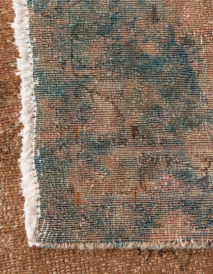 Detail image of 4' 3 x 7' 6  Hand Knotted Ultra Vintage Persian Wool Rug