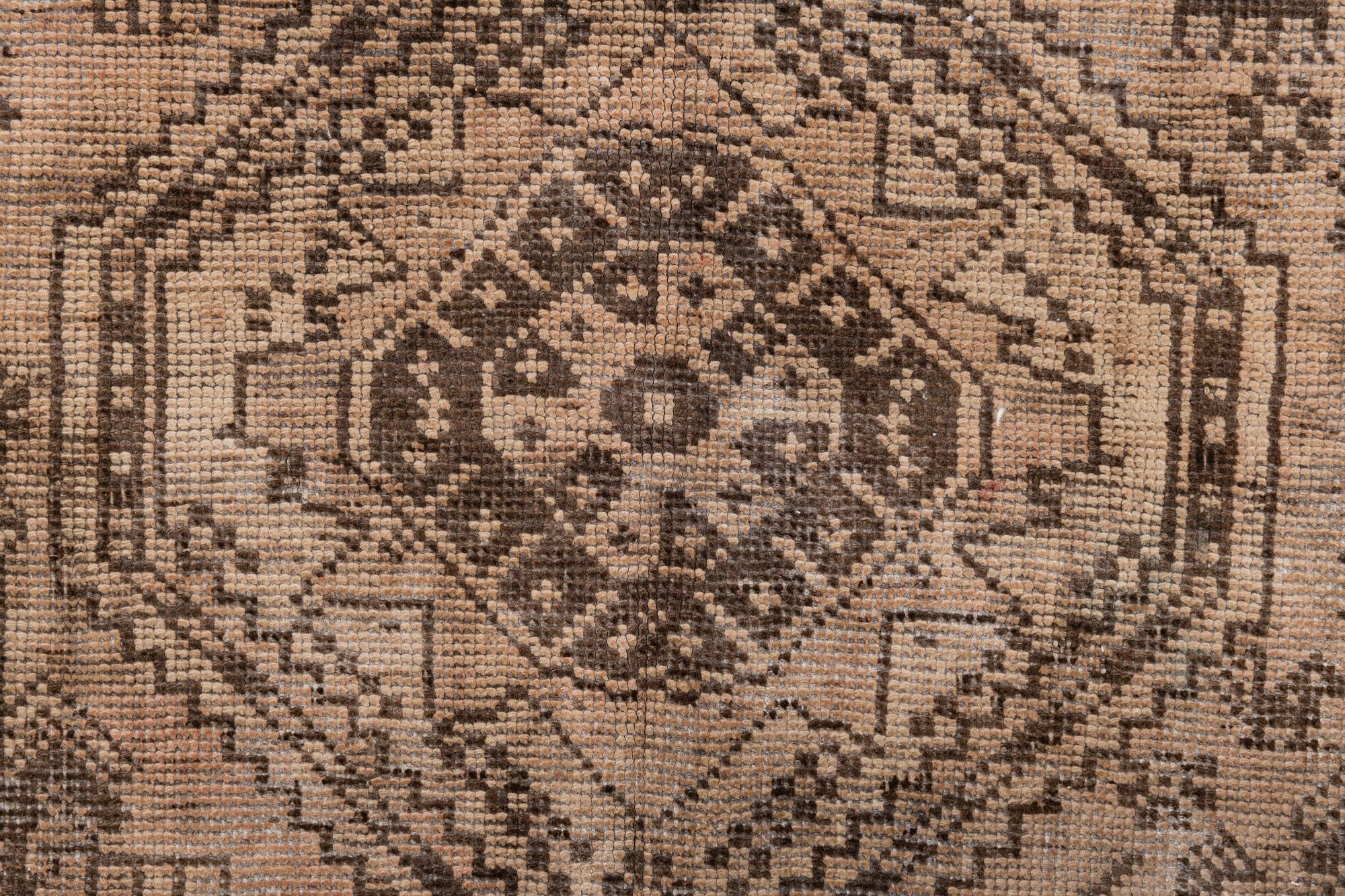 4' 4 x 6' 3 Hand Knotted Ultra Vintage Persian Wool Rug