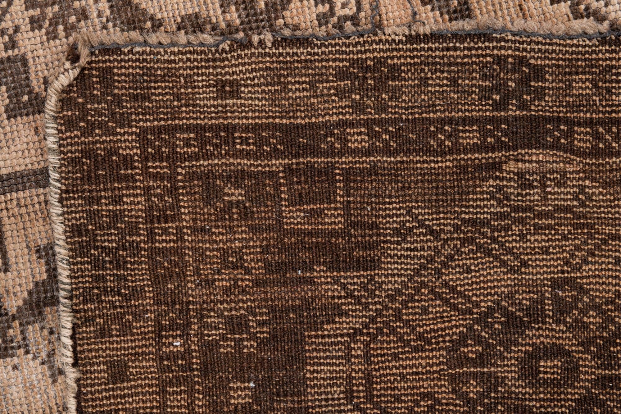 4' 4 x 6' 3 Hand Knotted Ultra Vintage Persian Wool Rug