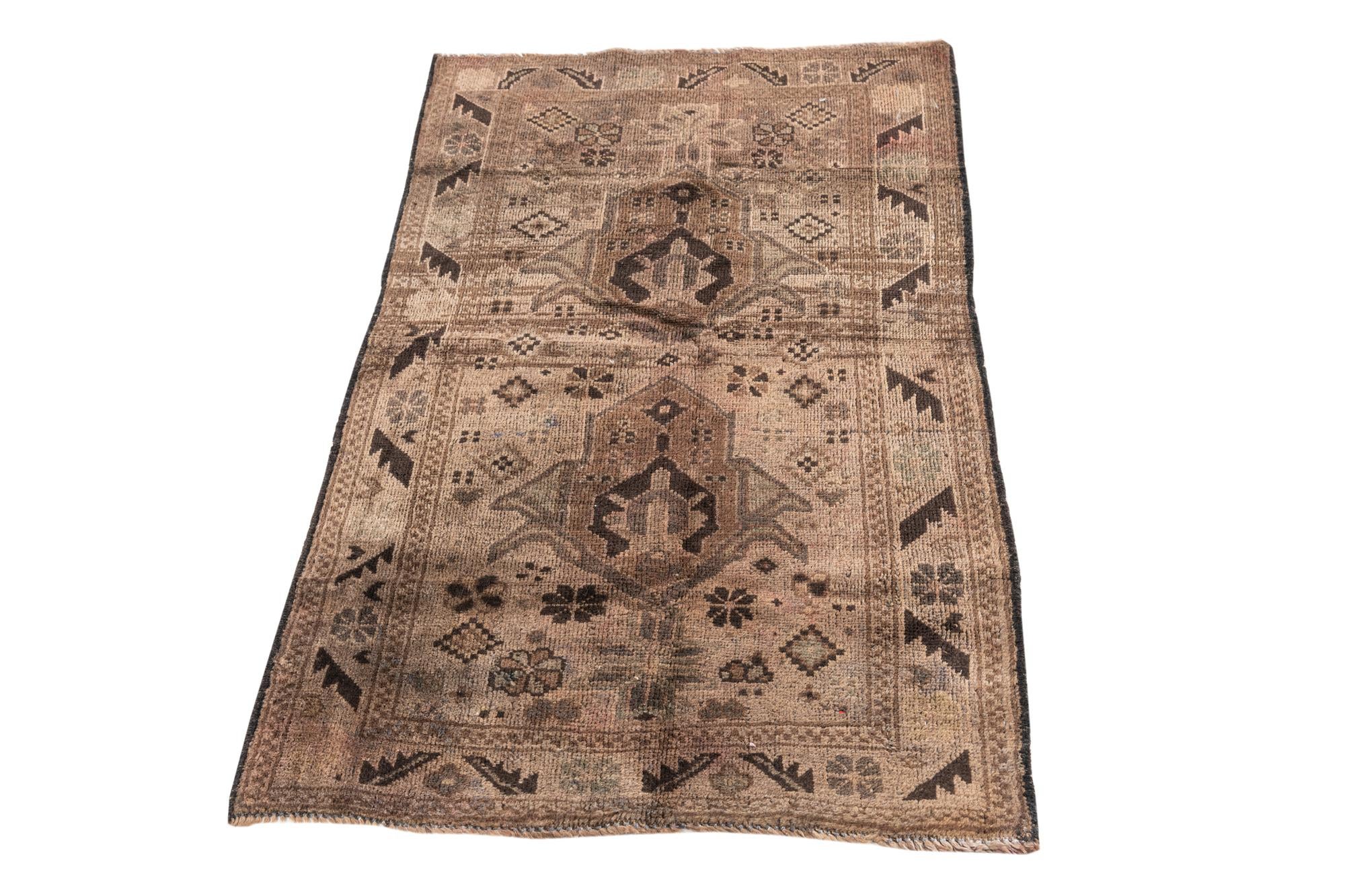 2' 5 x 4' 1 Hand Knotted Ultra Vintage Persian Wool Rug