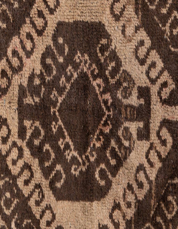 Detail image of 3' 6 x 6' 5  Hand Knotted Ultra Vintage Persian Wool Rug