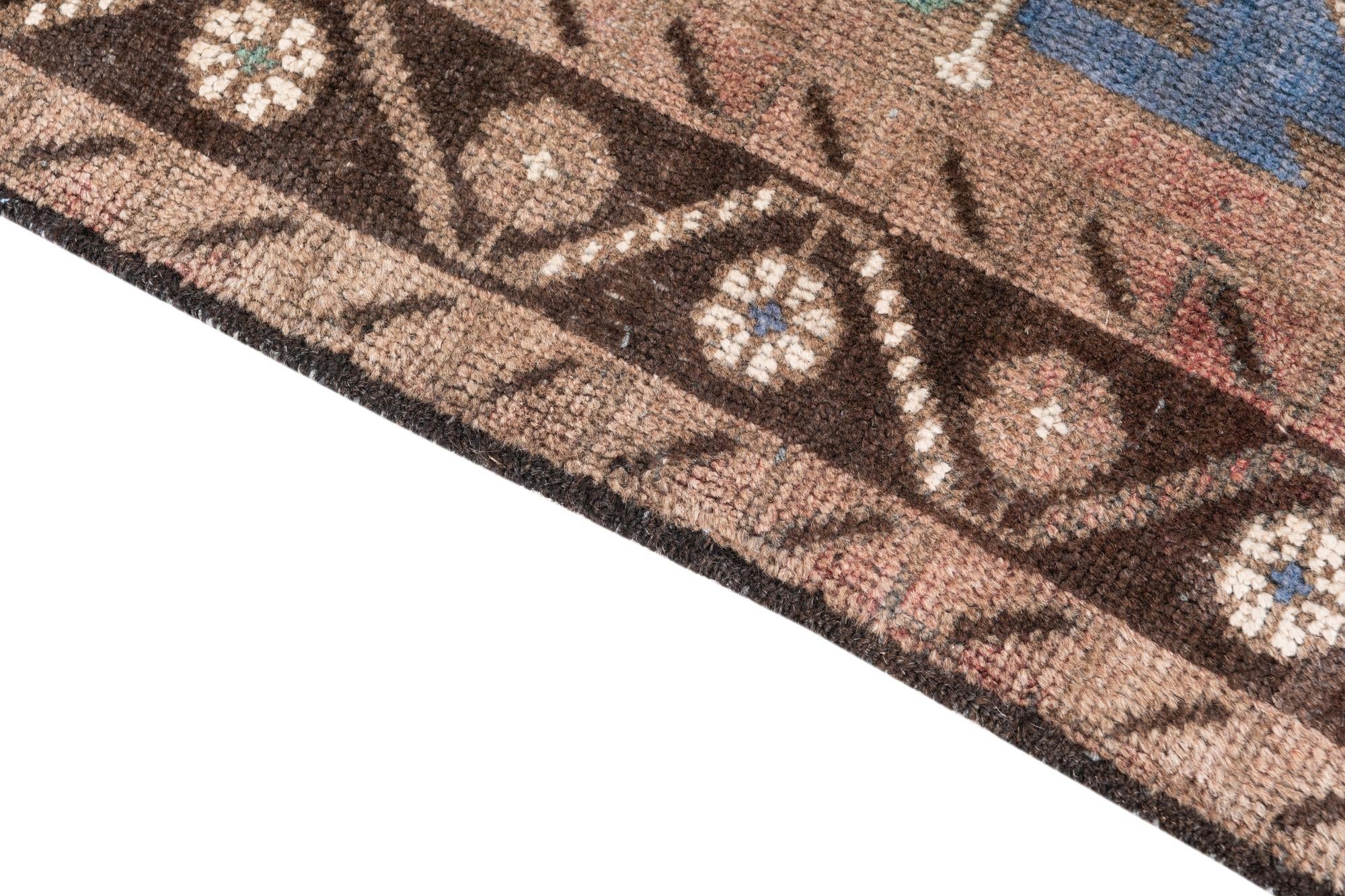3' 5 x 6' Hand Knotted Ultra Vintage Persian Wool Rug