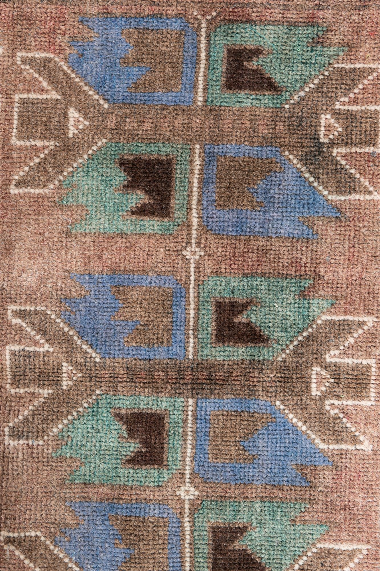 3' 5 x 6' Hand Knotted Ultra Vintage Persian Wool Rug