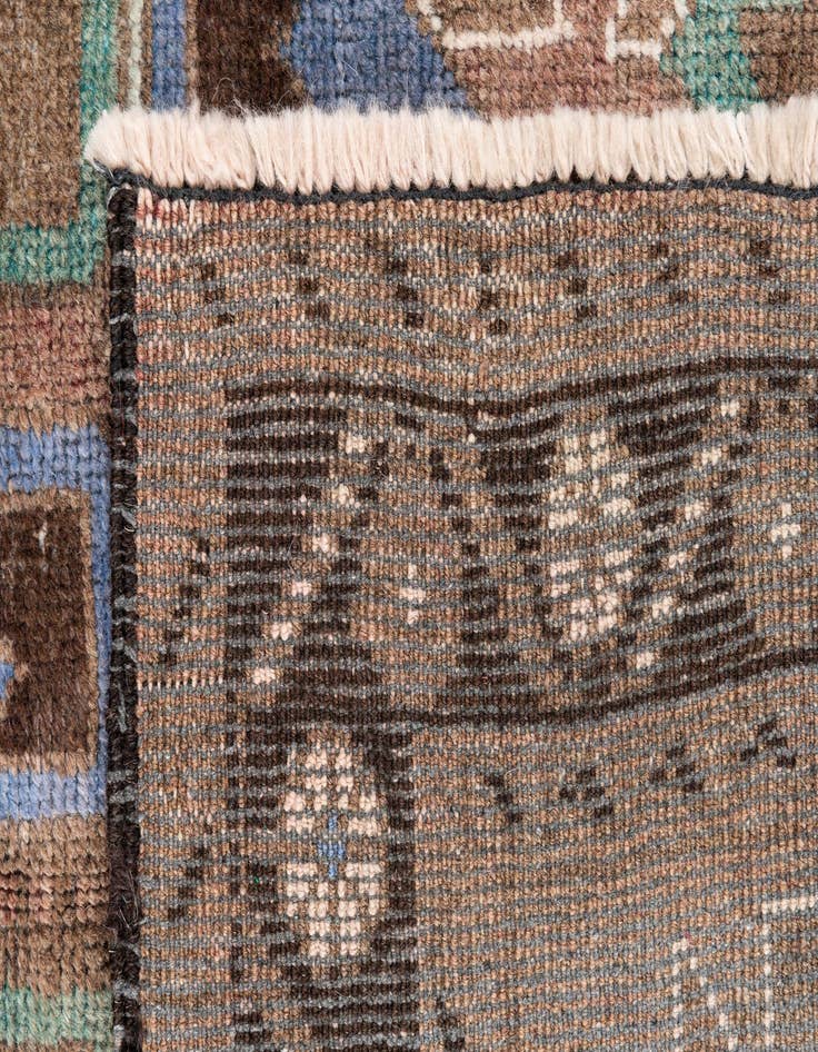 Detail image of 3' 5 x 6'  Hand Knotted Ultra Vintage Persian Wool Rug