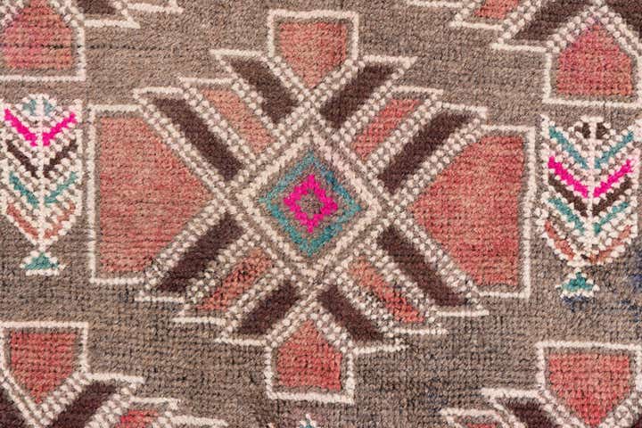 3' 9 x 6' 6 Hand Knotted Ultra Vintage Persian Wool Rug