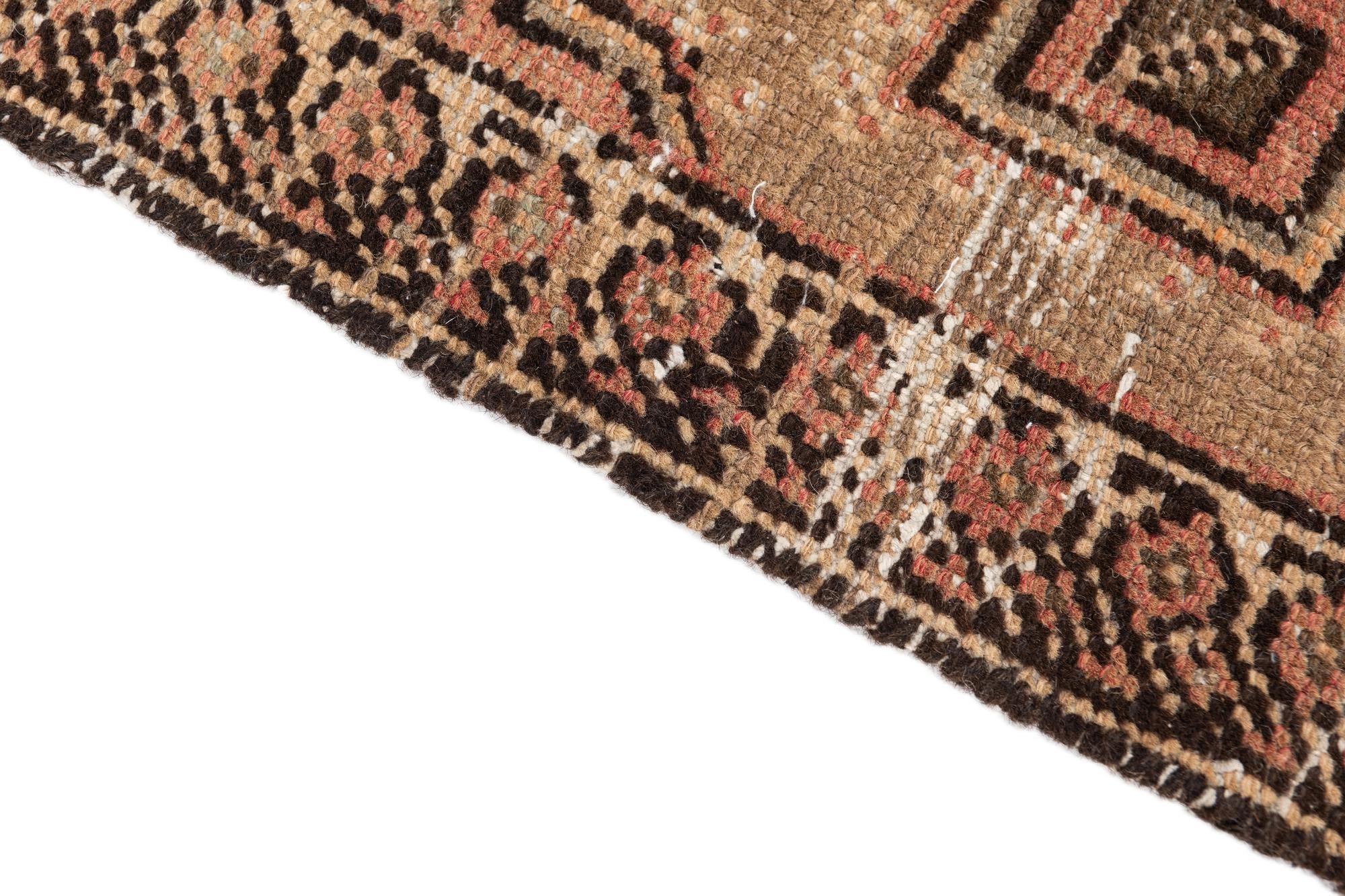 3' 9 x 6' 3 Hand Knotted Ultra Vintage Persian Wool Rug
