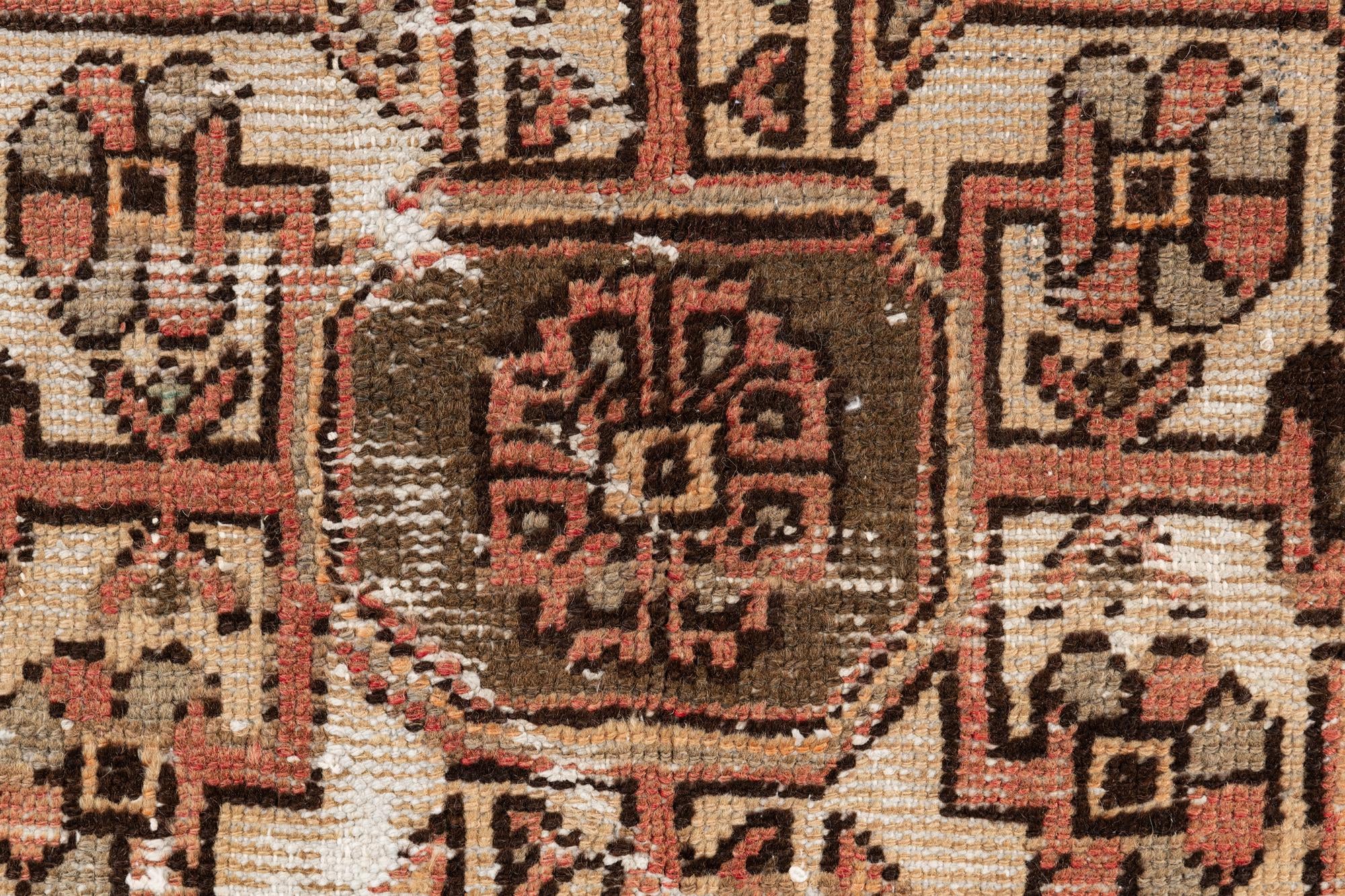3' 9 x 6' 3 Hand Knotted Ultra Vintage Persian Wool Rug