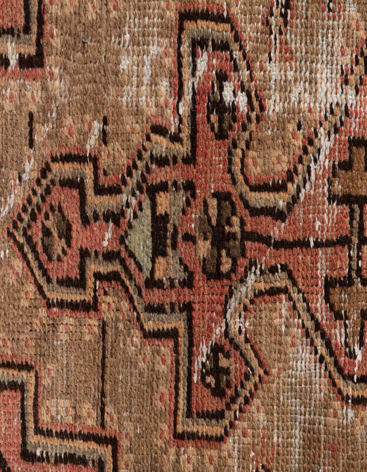 Detail image of 3' 9 x 6' 3  Hand Knotted Ultra Vintage Persian Wool Rug